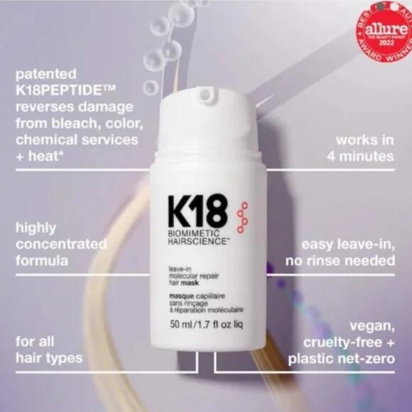 K18 Leave in Molecular Repair Hair Mask NEW - Picture 2 of 2